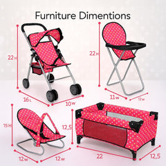 Fash N Kolor infant seat for 18-inch dolls and snug seating