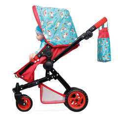 Fash n Kolor stroller with adjustable handle for growing kids and parent comfort.