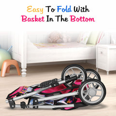 Fash N Kolor doll stroller steel frame provides durability in everyday pretend sessions