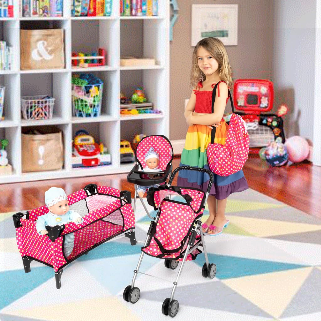 Fash N Kolor durable doll stroller with safety features for long-lasting use