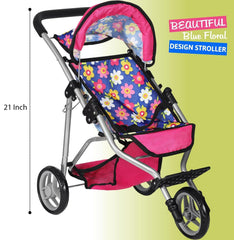 Fash N Kolor foldable doll stroller easy to store after playtime
