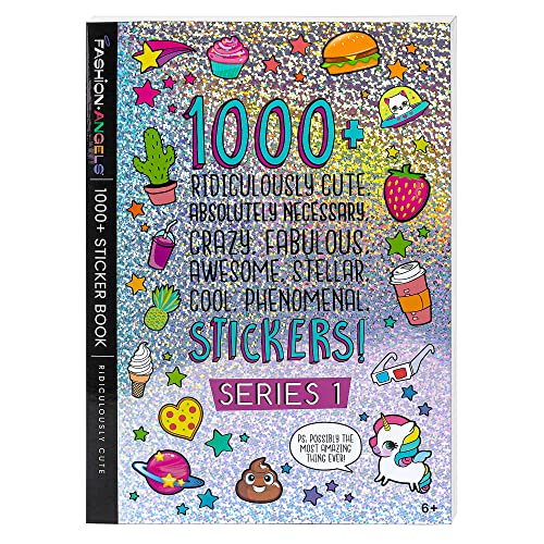Fashion Angels 1000+ stickers assortment, ideal for scrapbooks and planners.