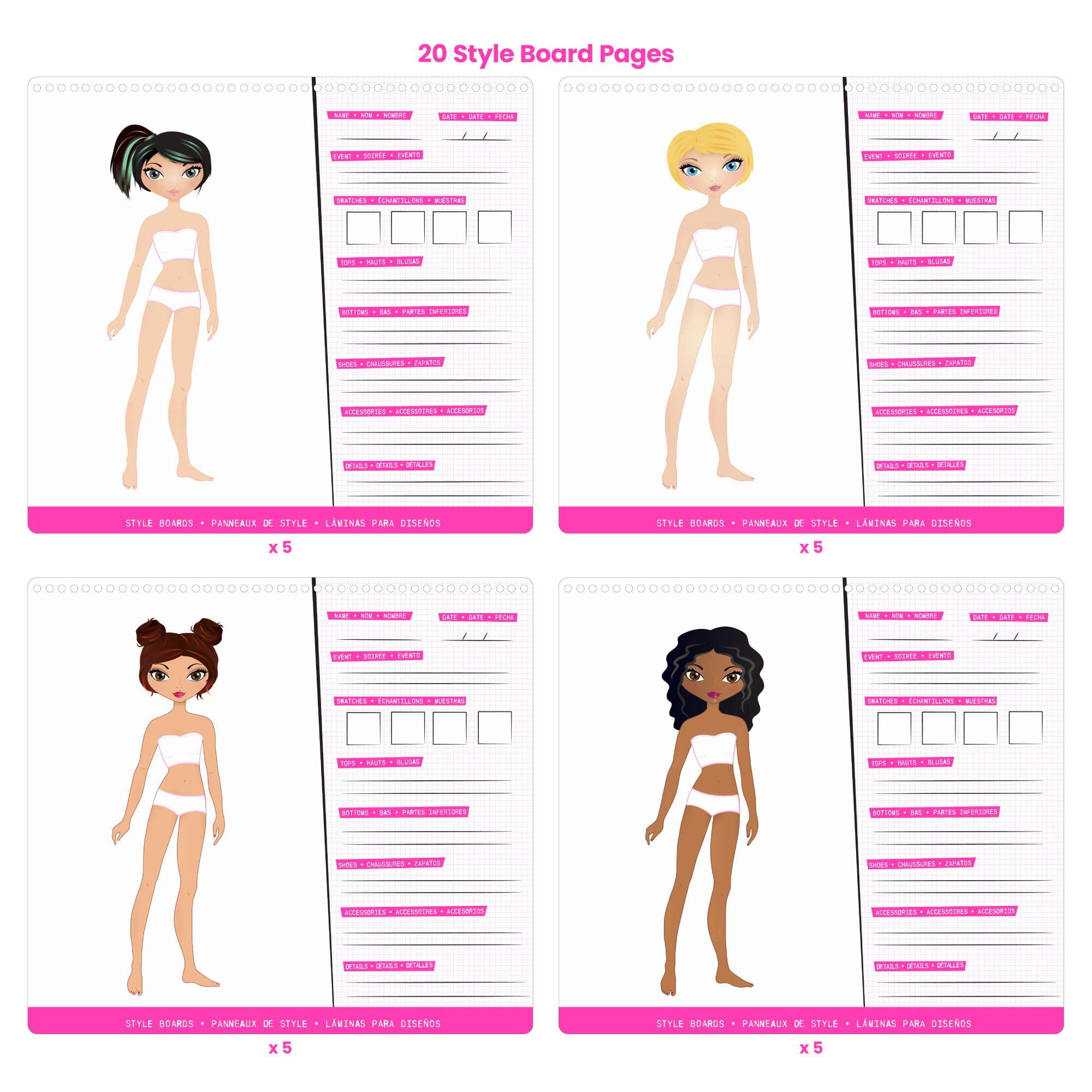Fashion Angels Designer Kit portable fashion studio supports screen-free play anywhere.