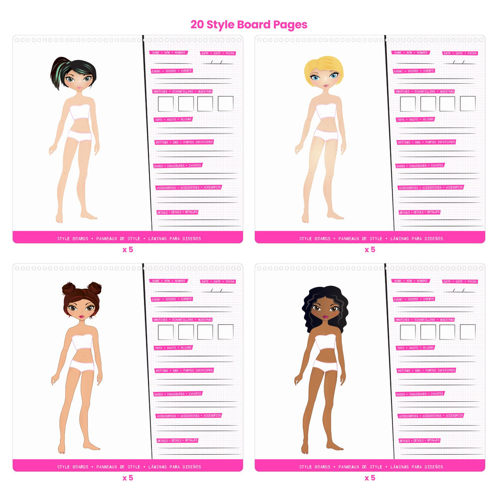Fashion Angels Designer Kit portable fashion studio supports screen-free play anywhere.