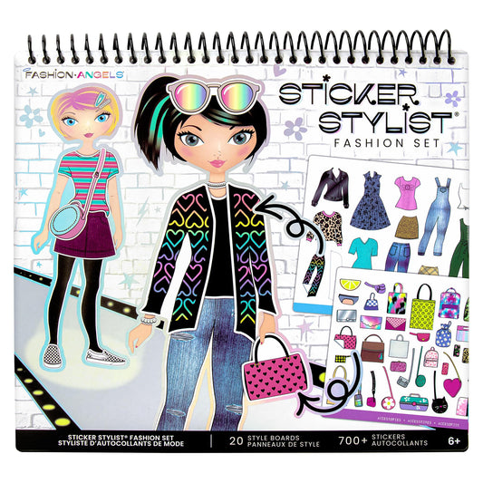 Fashion Angels Designer Kit sticker sheets fashion collection sparks outfit ideas.