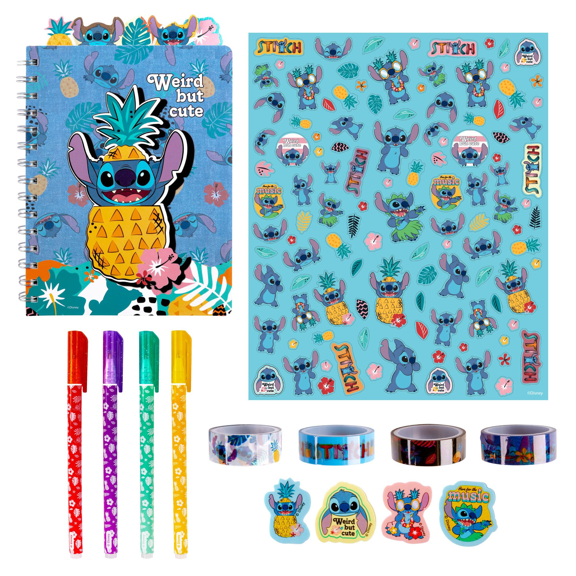 Fashion Angels Stitch stickers decorate notebooks and planners with playful Disney charm.
