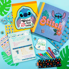 Fashion Angels Disney Stitch markers and gel pens brighten projects.