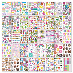 Fashion Angels sticker packs for greeting cards, adding color.
