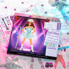 Popstar silhouettes from Fashion Angels Live Concert Sticker Stylist Set for storytelling