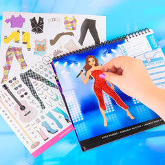 Compact spiral bound portfolio from Fashion Angels live set for travel-ready craft fun