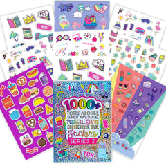 Fashion Angels Totes Adorbs sticker book cover with bold, playful designs for creative projects.