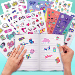 Fashion Angels Totes Adorbs sticker collection on display highlights the variety of motifs.