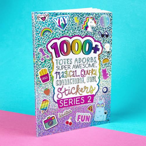 Fashion Angels Totes Adorbs stickers on notebook illustrate instant customization and self-expression.