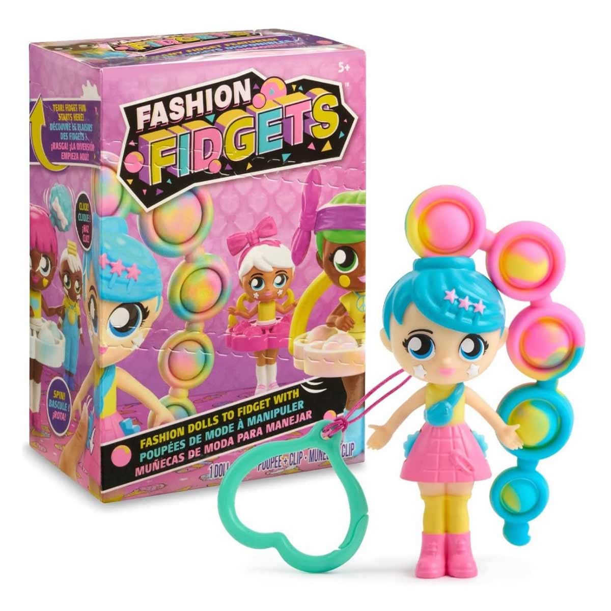 Fashion Fidgets unboxing reveals a surprise doll with pop and twist features.