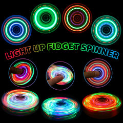 Fasray switch-activated LEDs light leaves for pattern play and concentration
