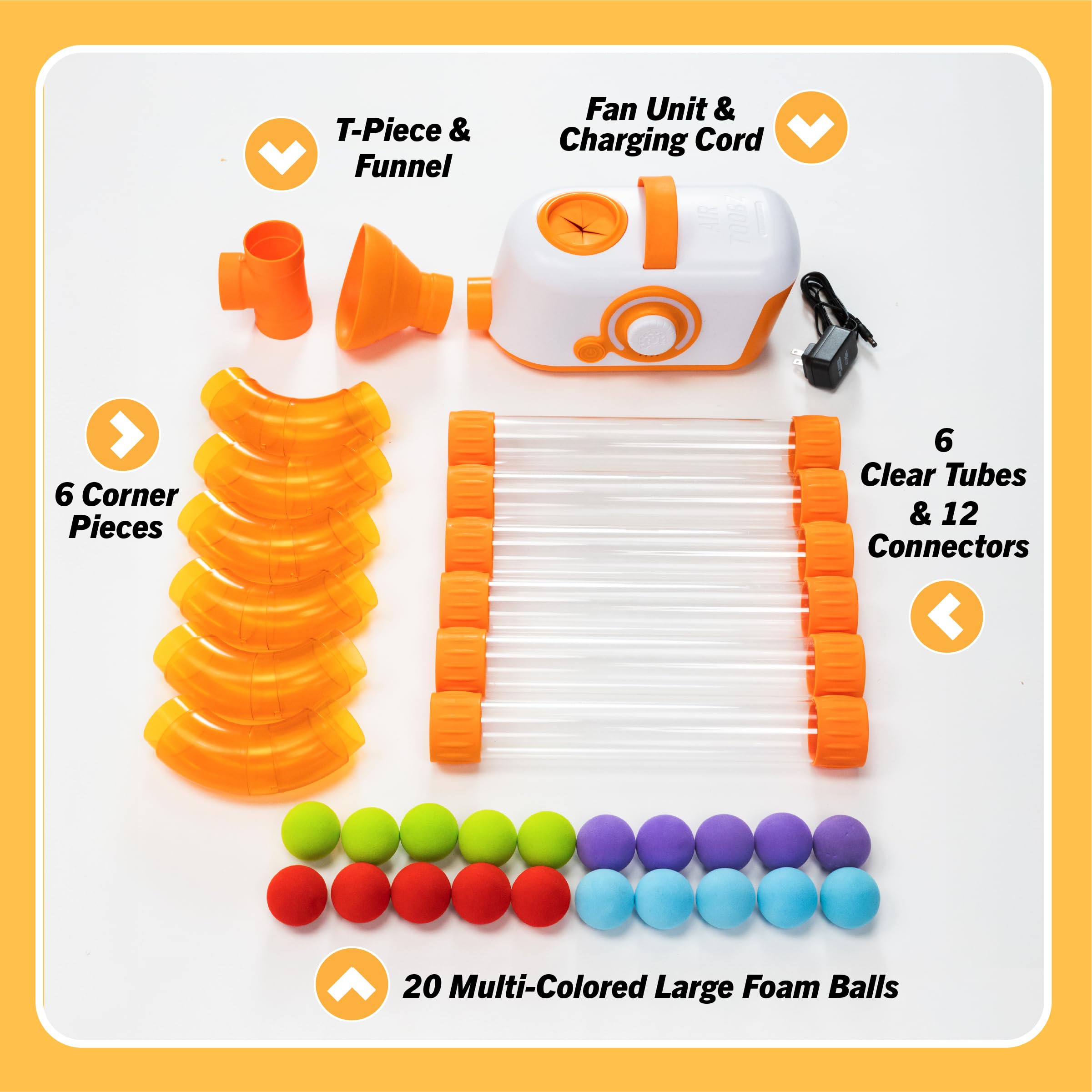 Fat Brain Toys Air Toobz auto shut-off preserves energy and safety.