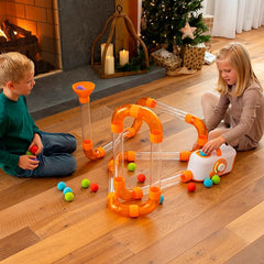 Fat Brain Toys Air Toobz connectors enabling flexible configurations.