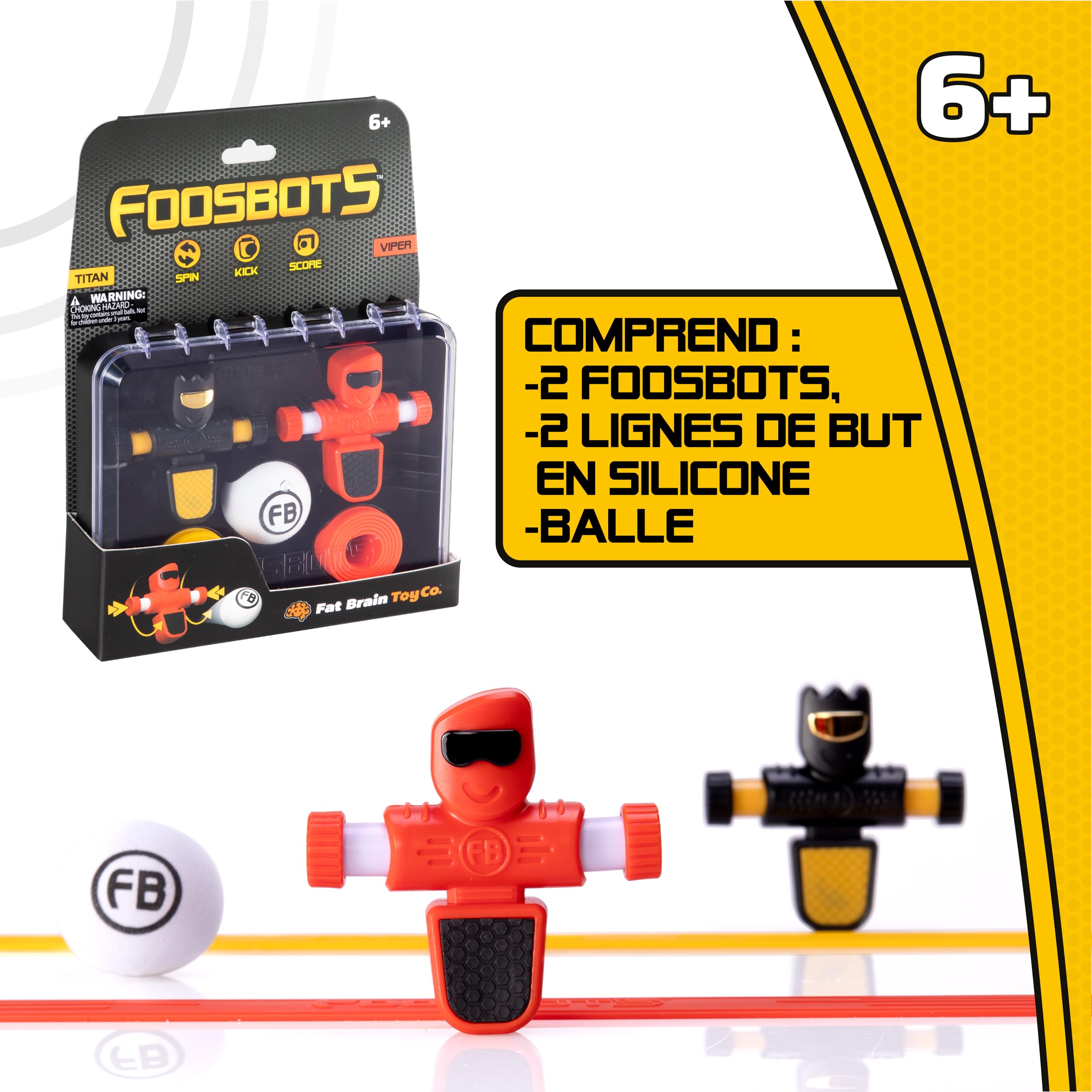 Easy setup for quick tabletop battles with Foosbots On The Go