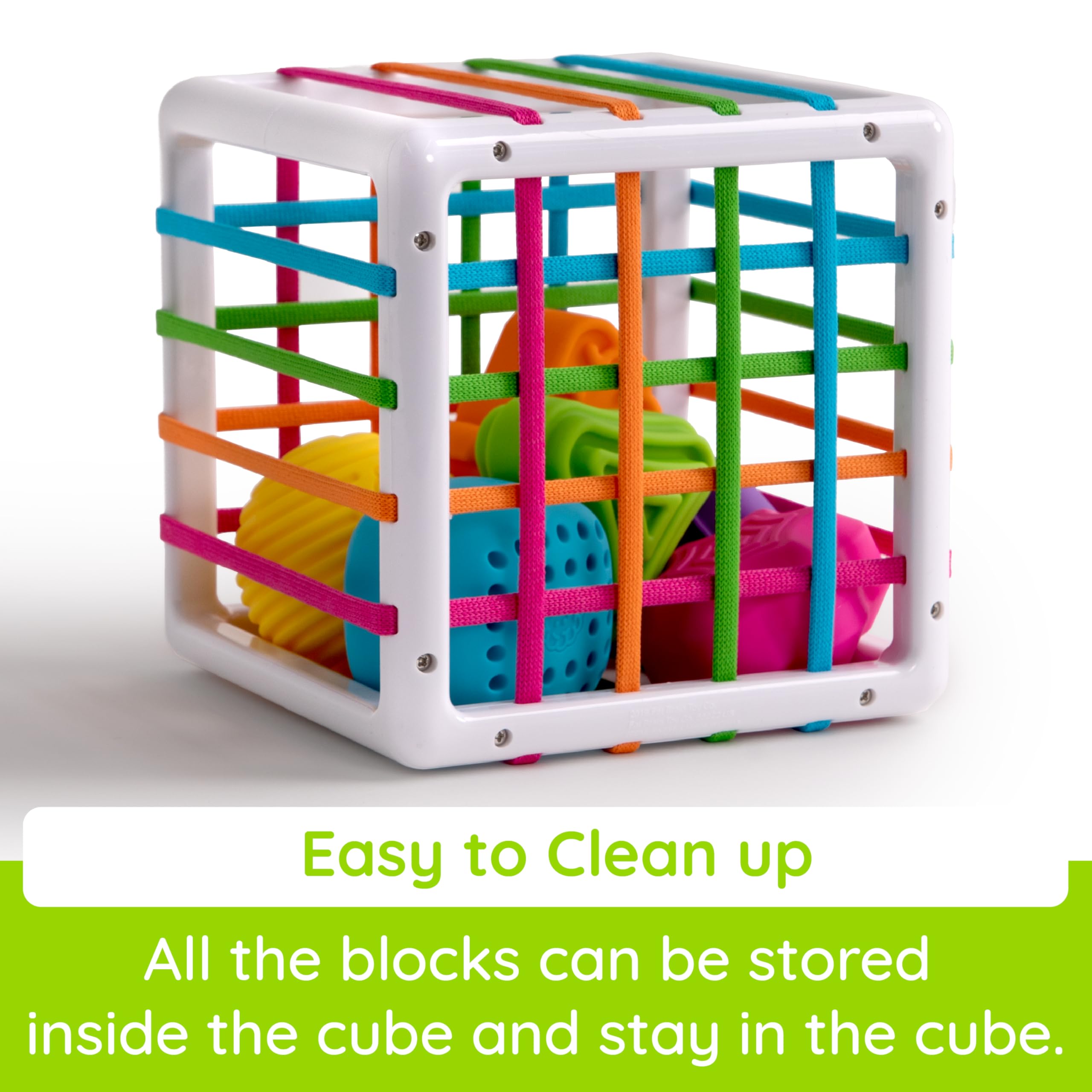 InnyBin sensory play promotes exploration through varied textures.