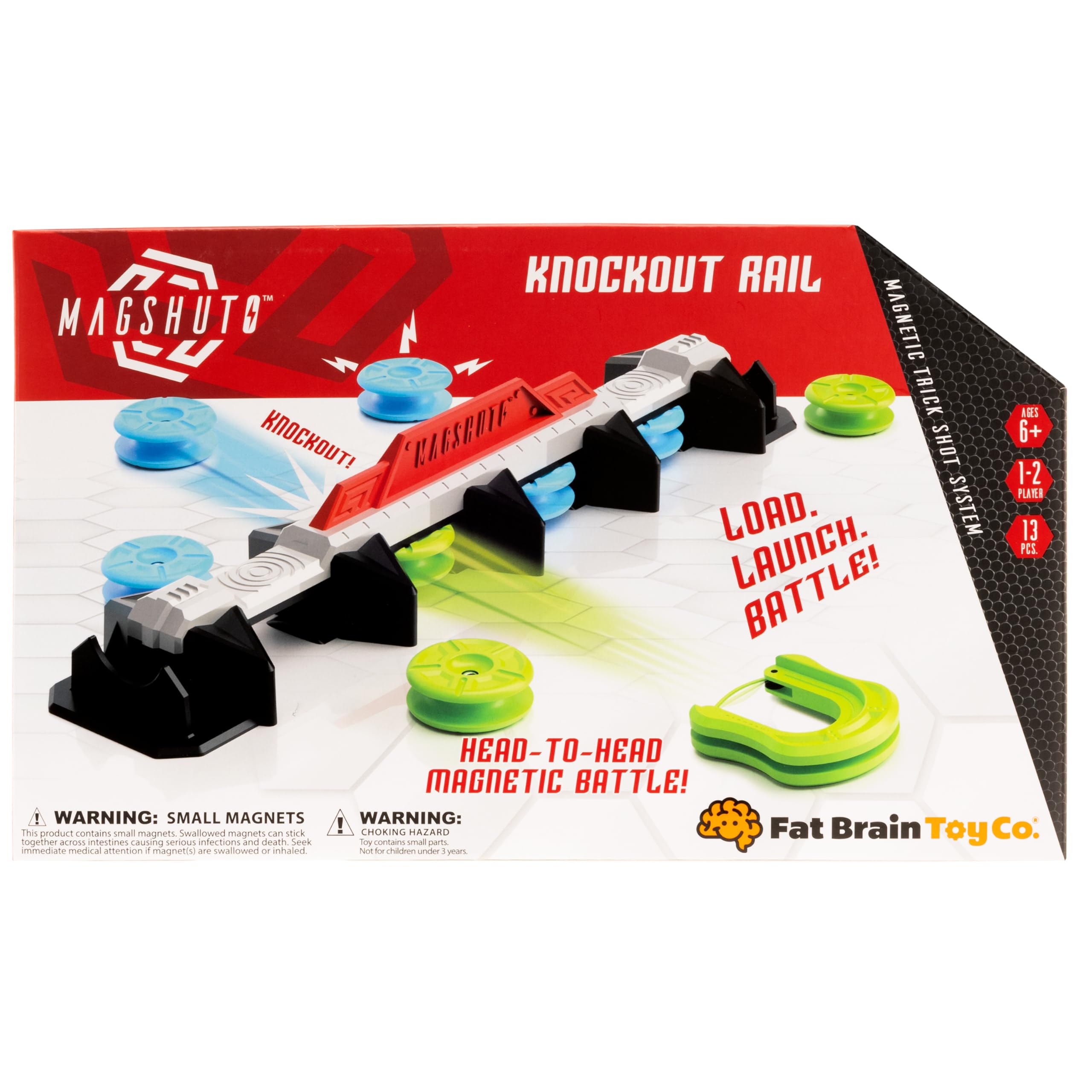 Fat Brain Toys Magshuto Compact Storage keeps pieces organized between rounds.