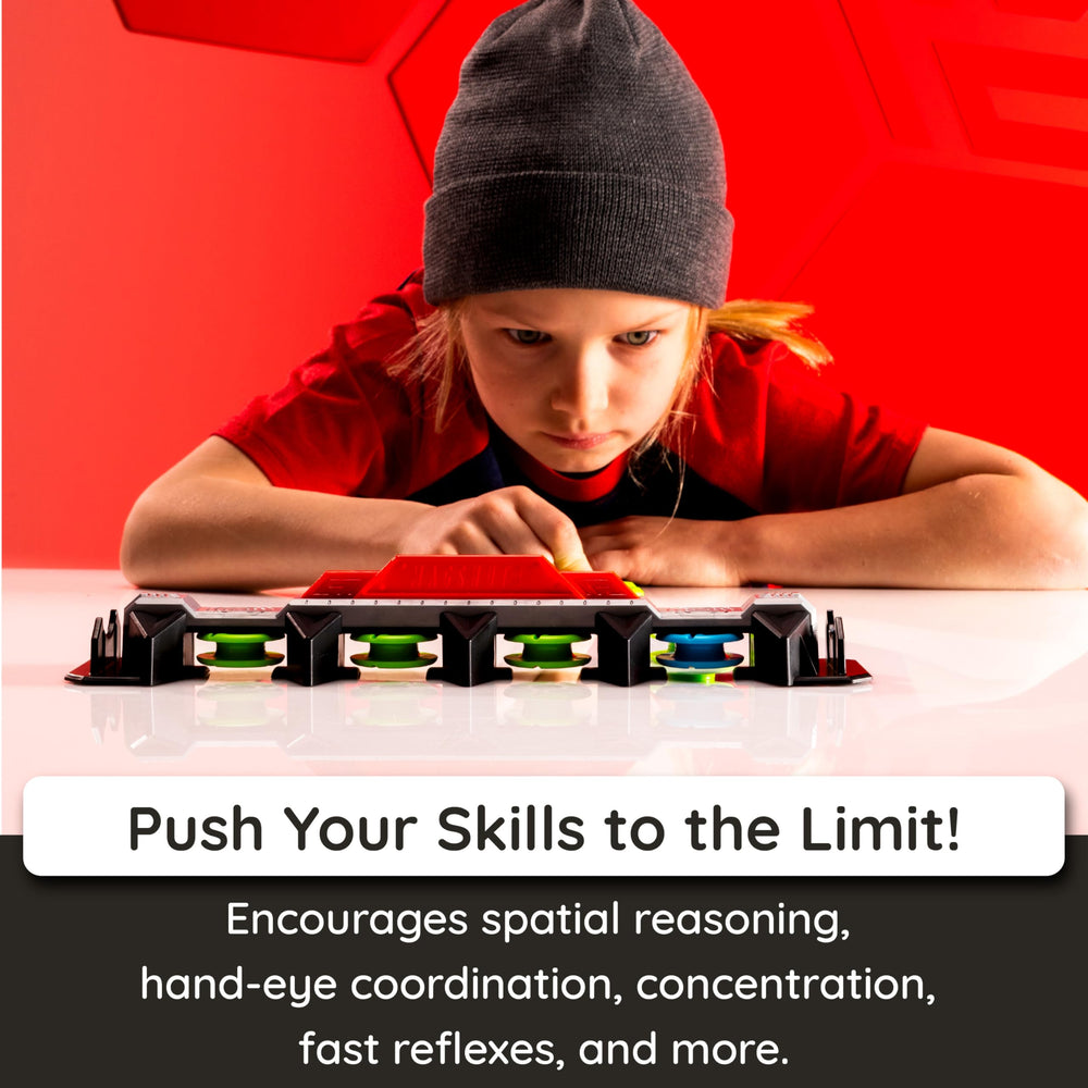 Fat Brain Toys Magshuto Rail Sticky Pads prevent sliding for stable, focused play.