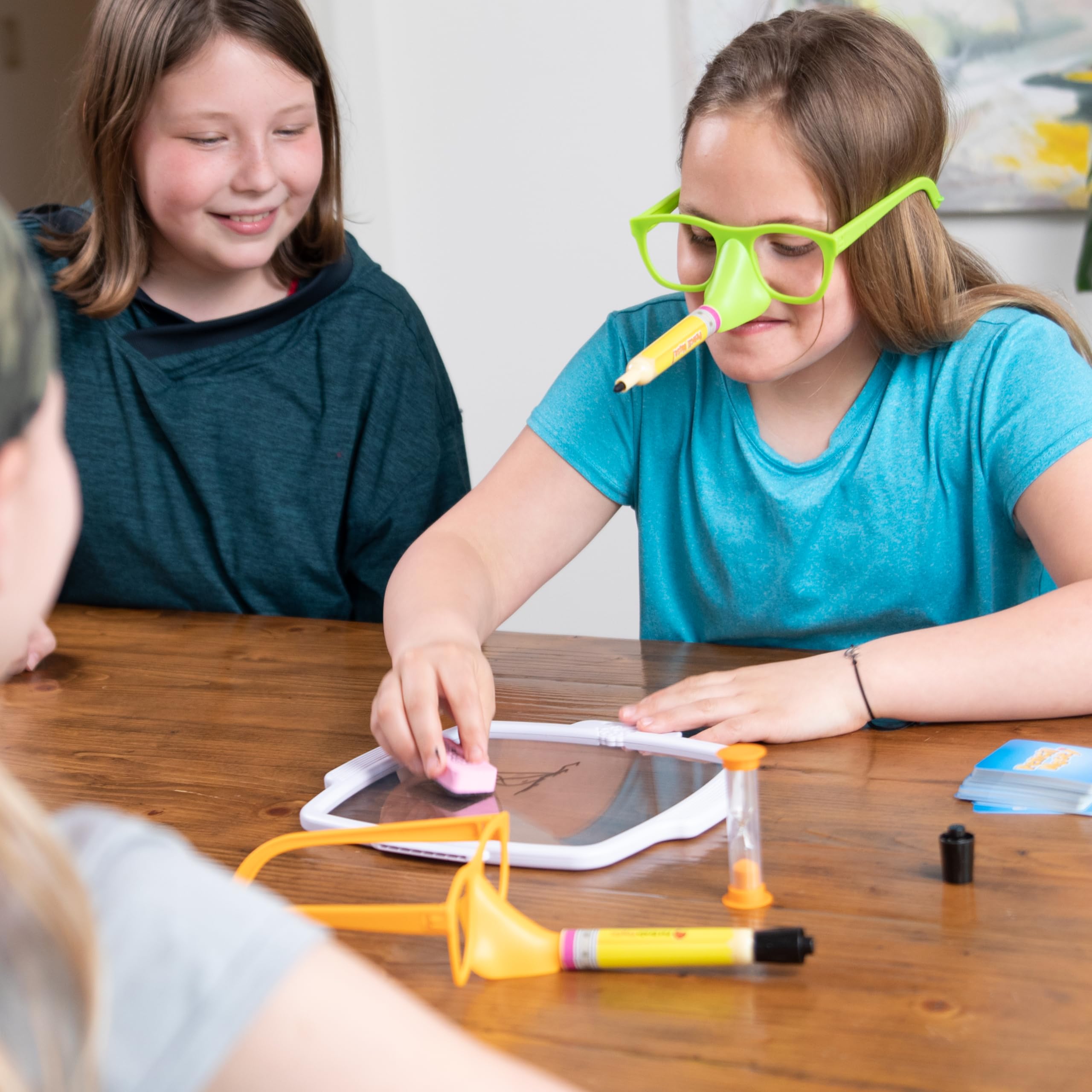 Fat Brain Toys Pencil Nose 4-plus players, social and interactive party game.