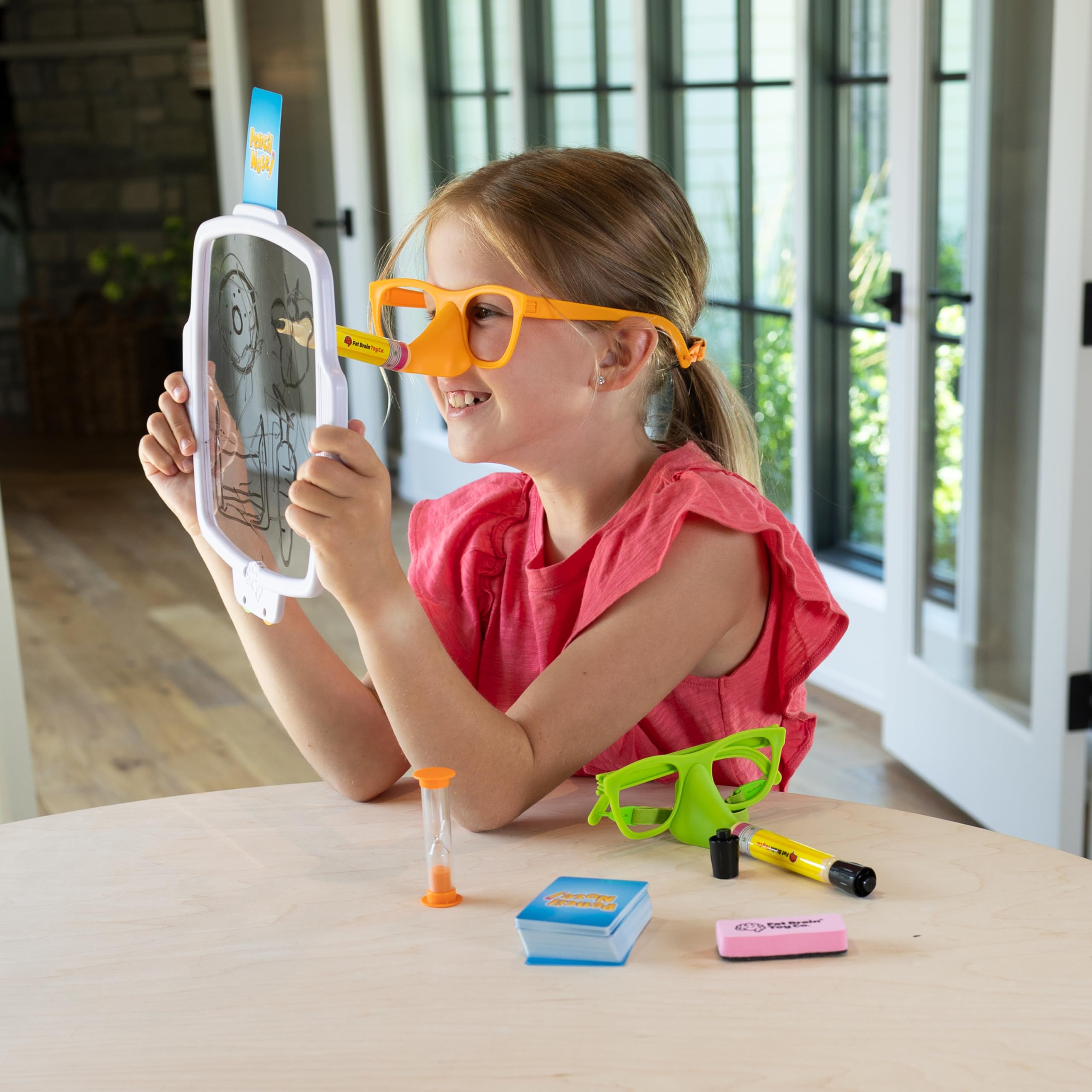 Fat Brain Toys Pencil Nose teens and adults, quick thinking and laughter.