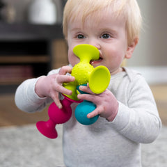 pipSquigz silicone teether safe for teething exploration