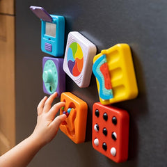 PlayTab board shown with six tiles ready for modular play