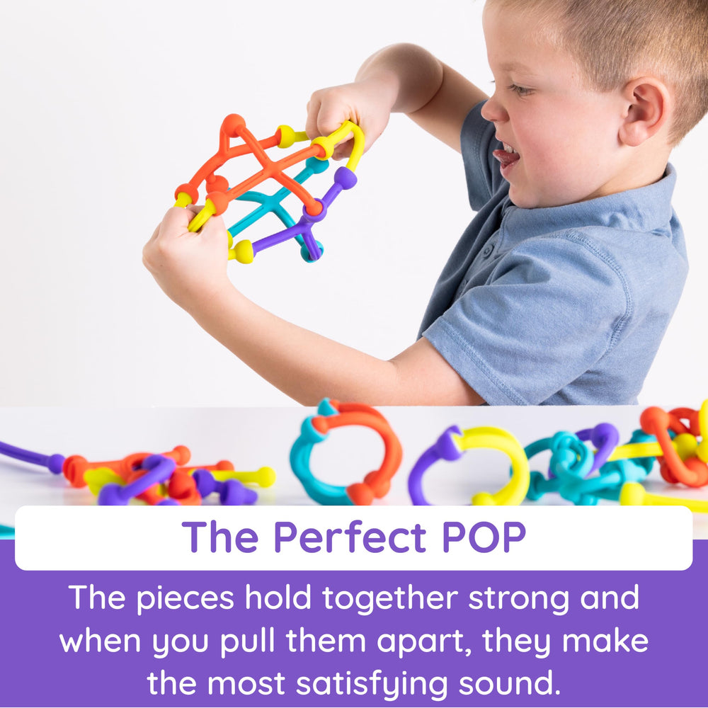 Fat Brain Toys Plip Kit Plip Links compatibility for expanded builds.