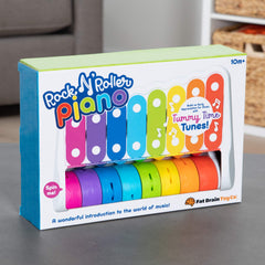 Fat Brain Toys Rock N Roller Piano mallet storage encourages tidy play