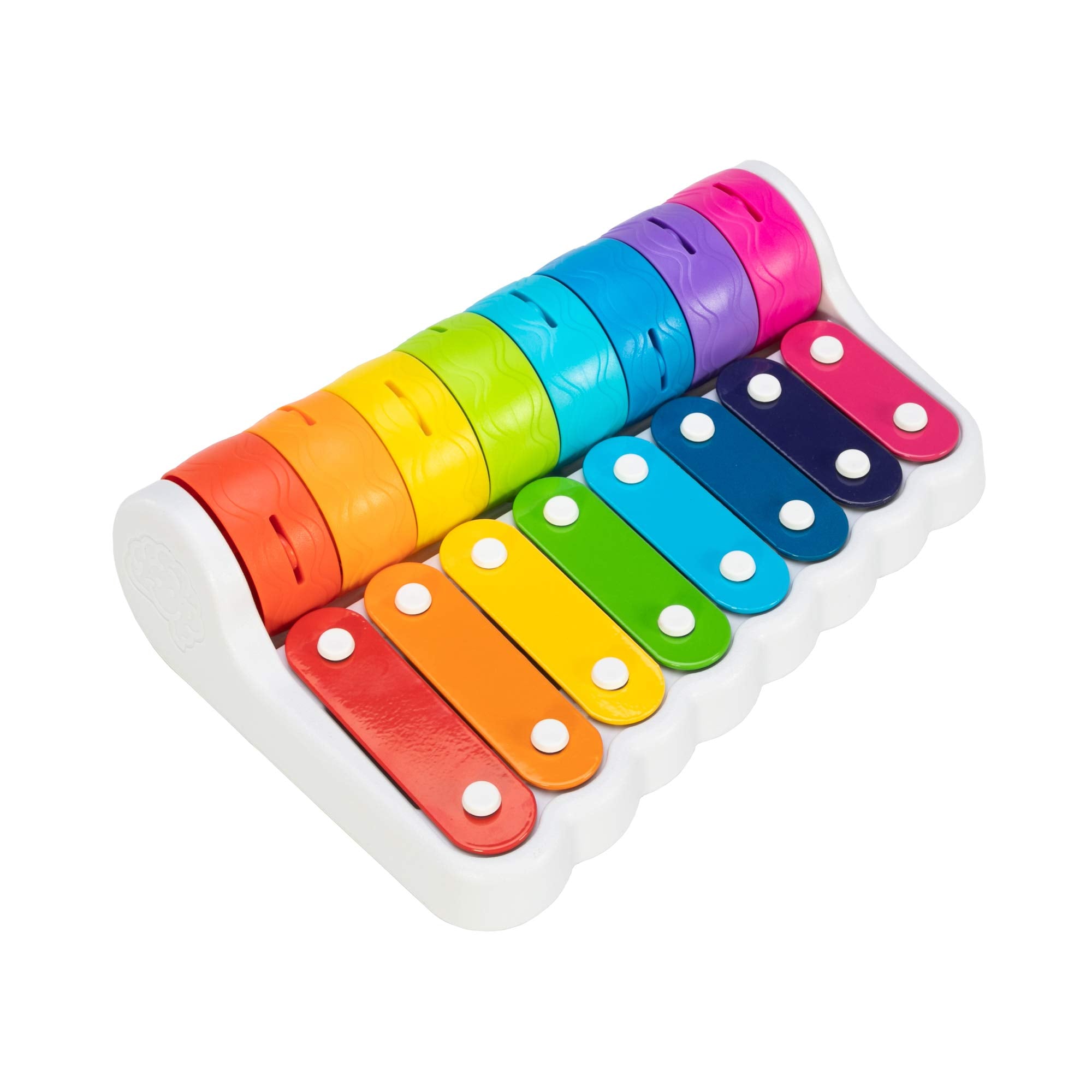 Fat Brain Toys Rock N Roller Piano roller bells for auditory exploration