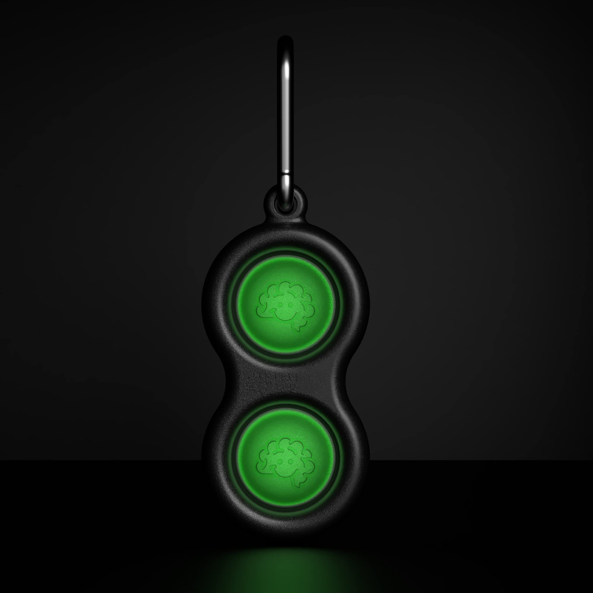 Fat Brain Toys Simpl Dimpl glow-dark kid using for portable, on-the-go sensory engagement.