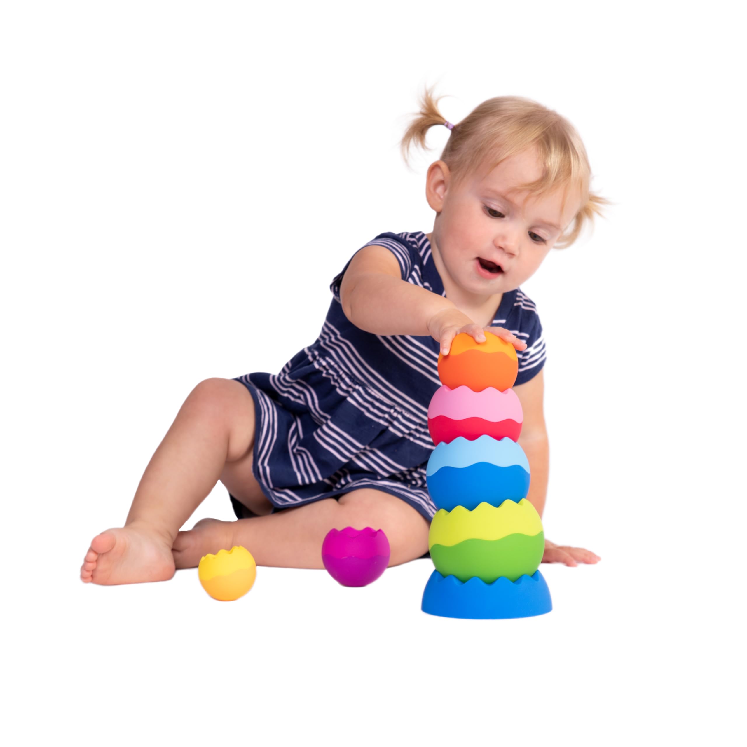 Fat Brain Toys Tobbles Neo vibrant colors spark creative play
