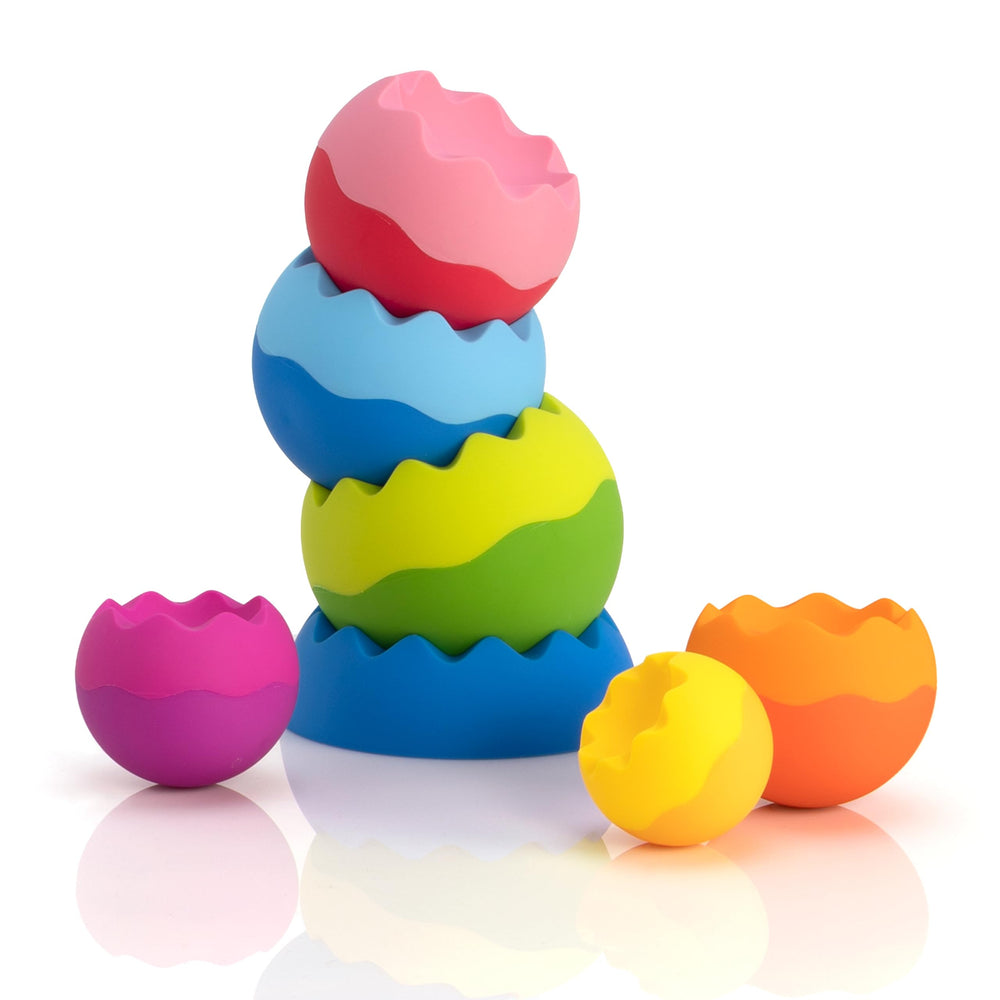Fat Brain Toys Tobbles Neo stacked spheres encourage early motor skills