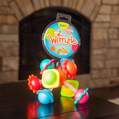Textured surfaces invite tactile exploration and curiosity with Wimzle.