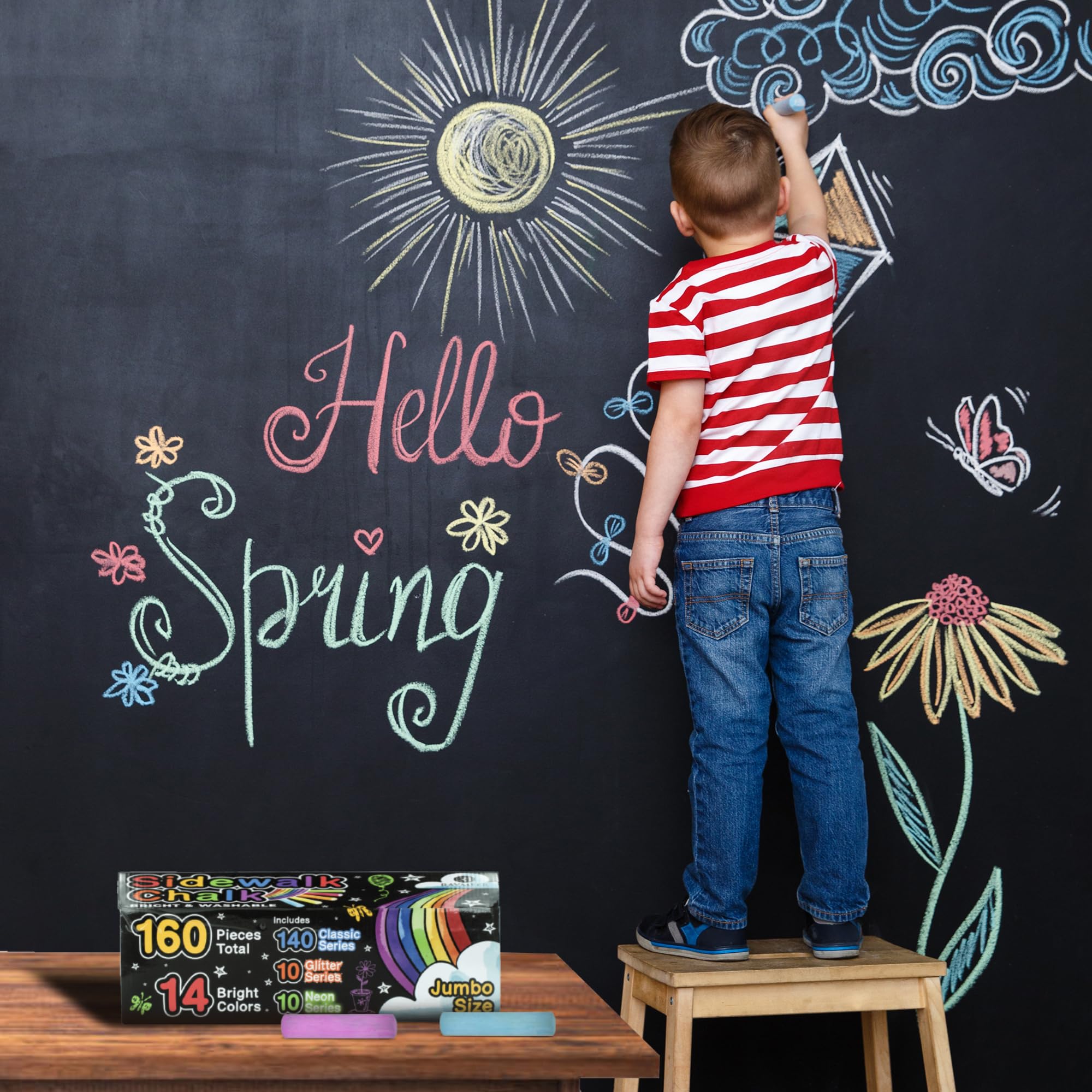 Fat Zebra Designs durable jumbo sticks withstand energetic kids' drawings.