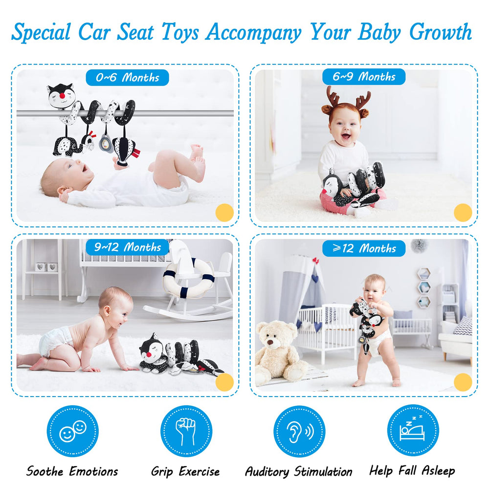 FATI giraffe toy with soft textures for tactile exploration