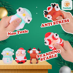 FauKait Elk squeeze bubble toy, seasonal charm for imaginative play