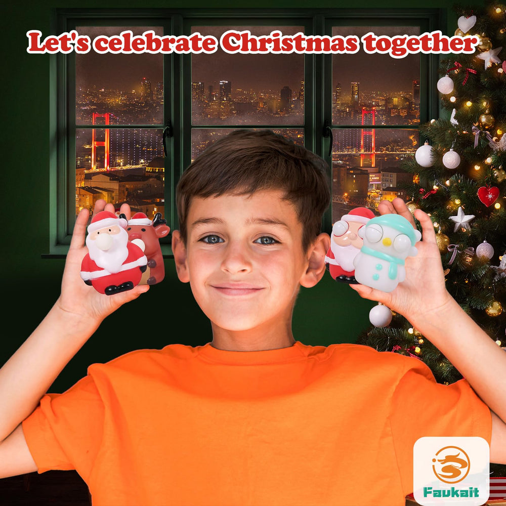 FauKait three-pack display, showcasing Christmas styles for gifting