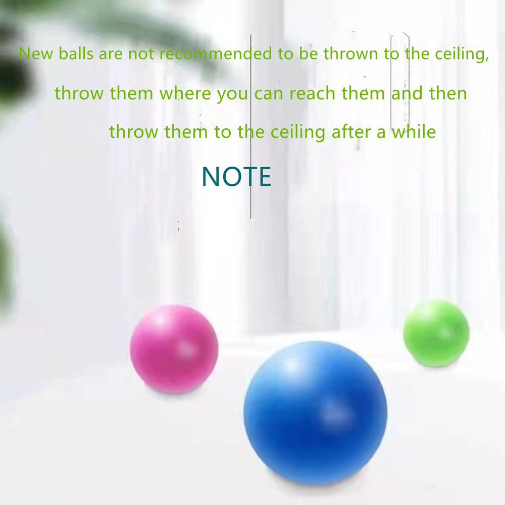 FauKait Dream Ball extra sticky surface, sticks to ceiling for extended play sessions.