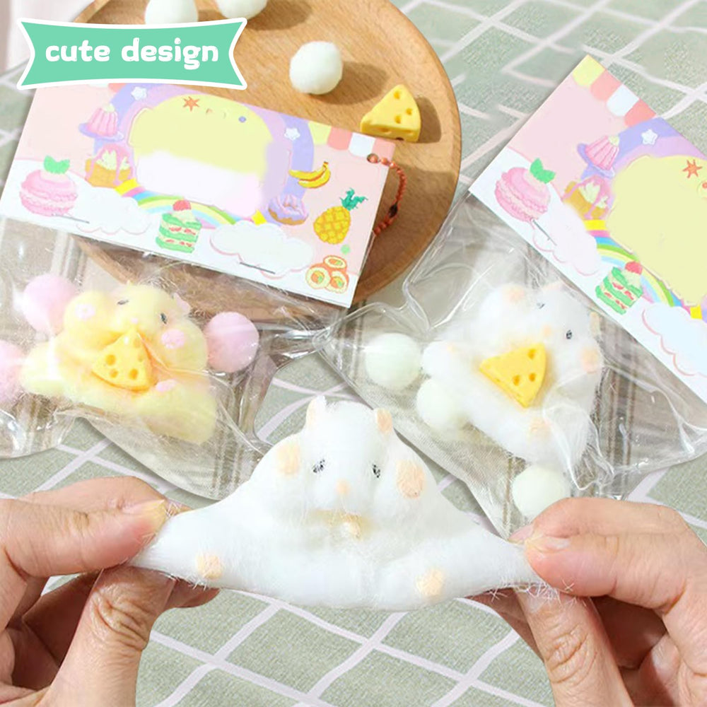 Two FauKait hamster squeezies in vibrant colors for hands-on play.