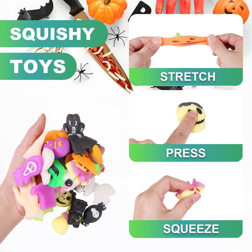 Faukait pumpkin squishy for desk decor and candy-free moments.