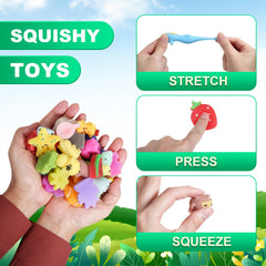 FauKait kawaii squishies party favors for birthdays and classroom prizes.
