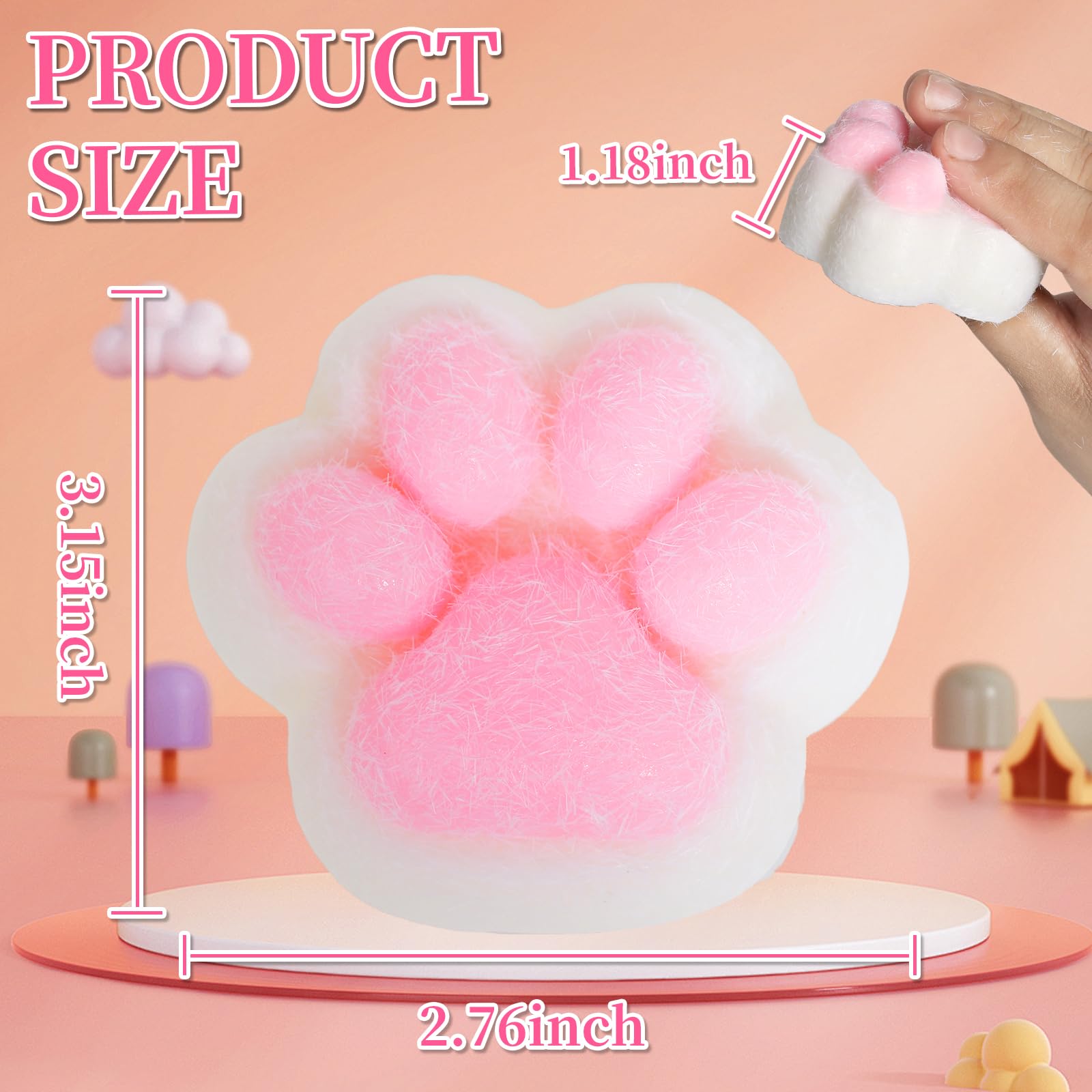 FauKait kawaii squishies with vibrant colors for playful sensory exploration.