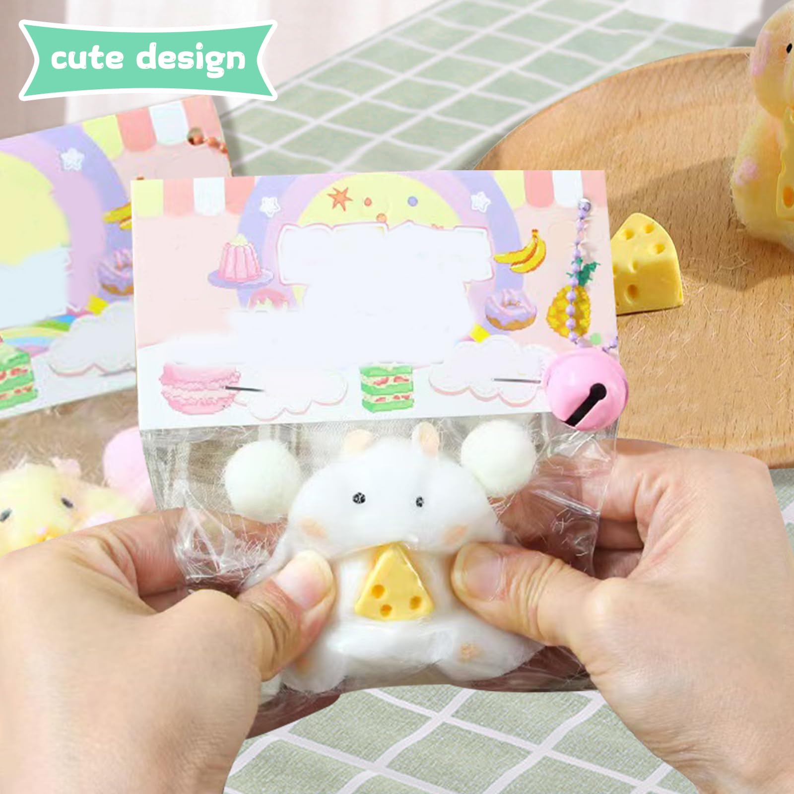 FauKait stress-relief hamster toy ready as party favor or gift.