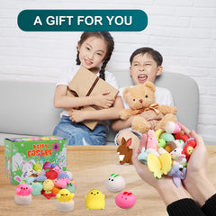 FauKait kids enjoy Easter baskets with mochis as party favors.
