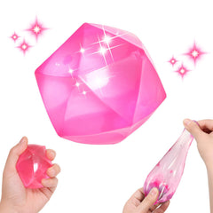 FauKait pink stress cube 2.45 inches for portable calm and focus