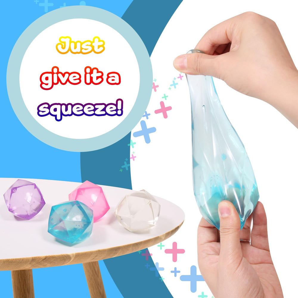 FauKait stress cube random color packaging showcases gift-ready appeal.