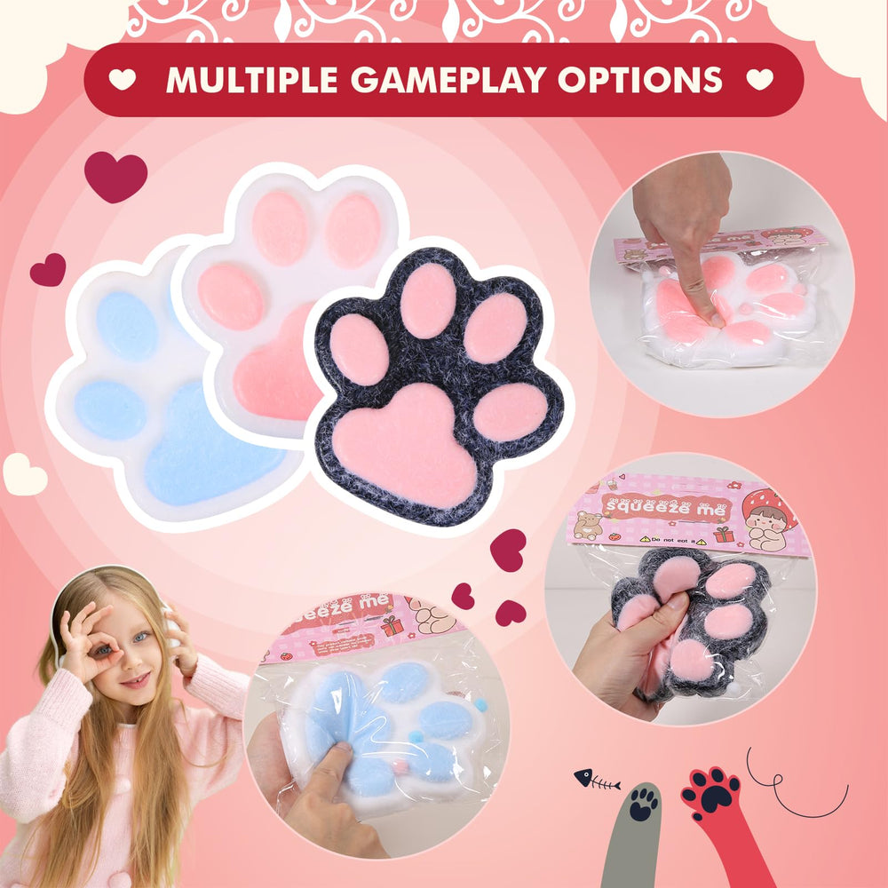 FauKait gift-ready cat paw squishy makes a fun present.